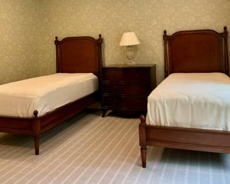 (2) Old Biscayne Designs Paris Twin Beds