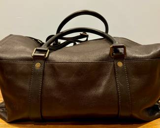 Louis Vuitton Leather Duffle Bag