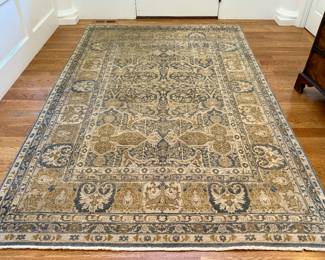 Hand Knotted Wool Area Rug 6'4" x 8'8"