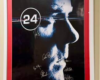 Autographed Kiefer Sutherland 24 Poster