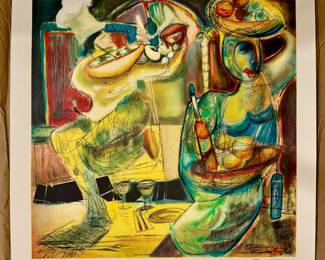 Unframed Signed & Numbered Lithograph