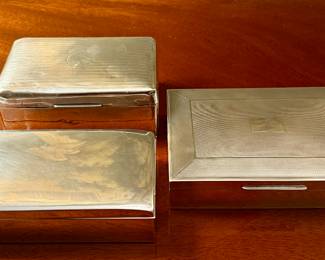 Sterling Silver Trinket Boxes