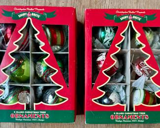 Christopher Radko Shiny Brite Ornaments