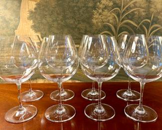 (8) Riedel Wine Glasses
