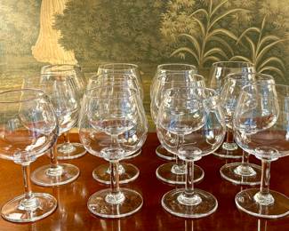 (12) Simon Pearce Wine Glasses