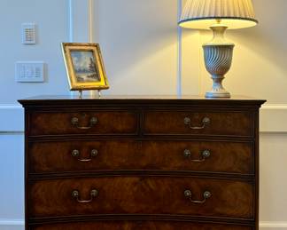 Antique Bow Front Chest