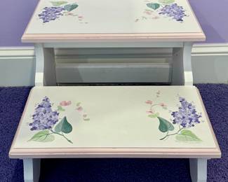 Hand Painted Step Stool 