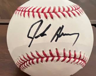 Autographed John Henry Baseball
