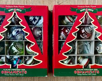 Christopher Radko Shiny Brite Ornaments