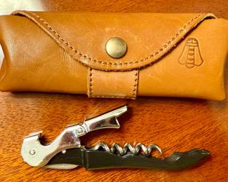 Wine Opener with Leather Case