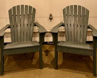 (4) Seaside Casual Adirondack Chairs