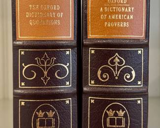 Easton Press Oxford Dictionary of Quotations & A Dictionary of American Proverbs