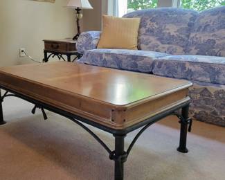 ETHAN ALLEN COUNTRY CLASSIC ROLLED ARM IN "FRENCH TOILE DE JOUY" QUALITY LIKE NEW $300