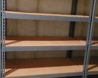 GARAGE/BASEMENT SHELVING 5 TOTAL $100 EACH