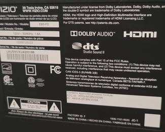 VIZIO SMART  TV 65" 4K UHD-TV $125.00 WITH REMOTE