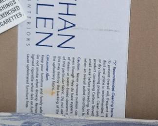 ETHAN ALLEN COUNTRY CLASSIC ROLLED ARM IN "FRENCH TOILE DE JOUY" QUALITY LIKE NEW $300