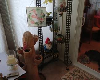 Plant Stands and pots