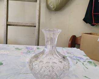 Brilliant Cut Glass Vase