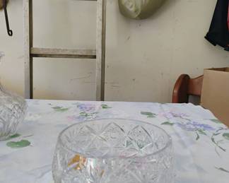 Libby cut glass brilliant bowl