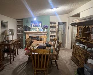 Dining room furniture Set - Hutch, Table and Dry Bar