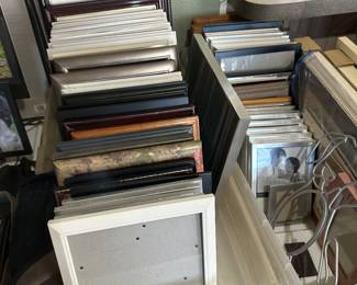 Tons of picture frames