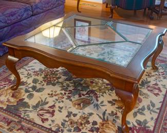 Thomasville Coffee Table 40” x 40” x 16 1/2