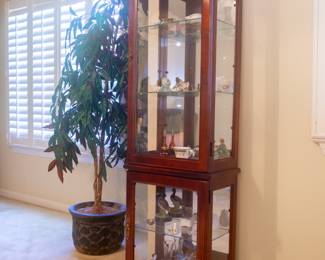 Curio China Cabinet 72" Tall x 12 1/4" Deep x 20 7/8" wide