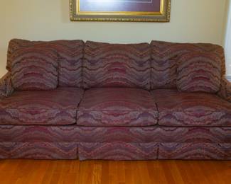 Thomasville Sofa Couch 92"x x 36" D. Seat is 17 1/2" H