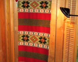 Moroccan flat weave rug