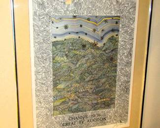 Joseph Rozman signed auction poster