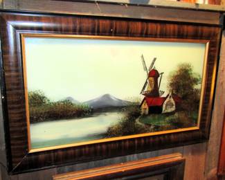 Vintage Glass painting