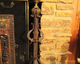 Antique andirons