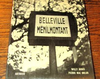 Rare Belleville Menilmontant book
