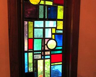 Arts & Crafts stained glass