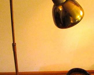 Mid-century Koch & Lowy brass floor lamp
