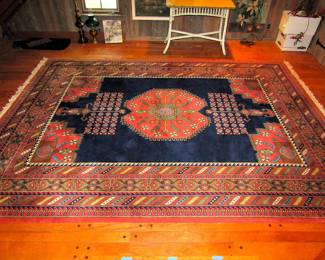 12x8 Kashmir wool Shiraz style rug