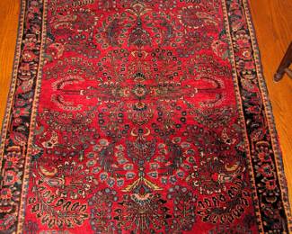 3.3x4.10 antique Sarouk wool rug