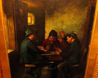 Antique L. Kohr original painting (mid 1800's)