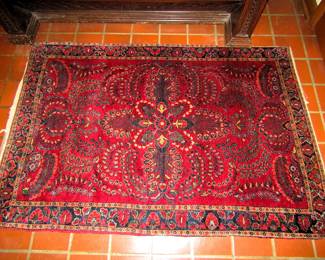 4.10x3.3 Sarouk wool rug