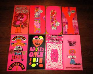 Vintage 1970's Valentine cards