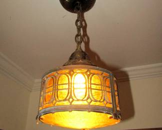 Arts & crafts pendant lamp