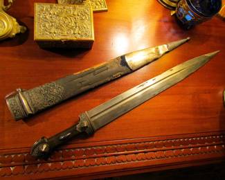 Antique Arabic Kindjal inscribed "Haj Ismail"