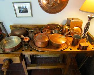 Vintage & antique copper ware