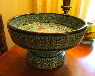 Vallauris pottery bowl by Jean Gerbino