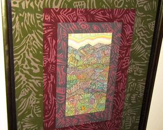 Joseph Rozman "Rainbow Ridge" 1975 original