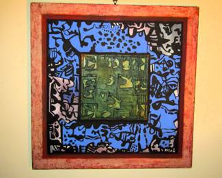 Joseph Rozman "Dull Day" 1969 original painting 