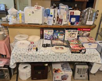 Many new items in the box.