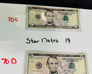 Star note bills