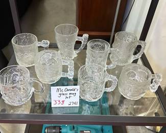 McDonalds Glass Mugs Lot