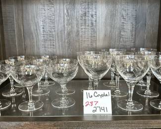 16 Piece Crystal 